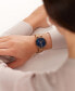 ფოტო #4 პროდუქტის Women's Phylipa Moon Rose Gold-Tone Stainless Steel Bracelet Watch 37mm