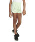 ფოტო #1 პროდუქტის Big Girls 3-Stripe Pacer Mesh Shorts