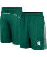 ფოტო #4 პროდუქტის Youth Boys and Girls Green Michigan State Spartans Max Shorts
