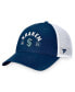 Фото #3 товара Men's Deep Sea Blue/White Seattle Kraken Free Kick Trucker Adjustable Hat