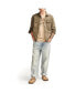 Фото #4 товара Men's Long Sleeves Herringbone Shirt Jacket