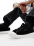 Фото #1 товара Tommy Jeans vulcanized suede trainers in black