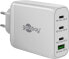 Goobay USB-C PD Multiport-Schnellladegerät 100 W weiß - 3x -Anschlüsse Power