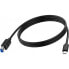 Фото #1 товара Vision TC 2MUSBCB/BL - 2 m - USB C - USB B - USB 3.2 Gen 1 (3.1 Gen 1) - Black