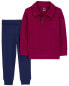 Фото #3 товара Baby 2-Piece Long-Sleeve Thermal Tee & Pull-On Pant Set 3M