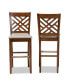 Фото #3 товара Барные стулья Baxton Studio Jason современные и стильные, 2 шт.