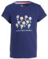 ფოტო #4 პროდუქტის Little Girls Happy Flowers Graphic T-Shirt, Created for Macy's