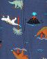 Фото #19 товара Baby Dinosaurs 2-Way Zip Cotton Sleep & Play Pajamas 6M