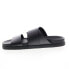 Фото #9 товара Bruno Magli Sicily MB2SICA6 Mens Black Leather Slip On Slides Sandals Shoes