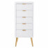 Chest of drawers Alexandra House Living Golden MDF Wood 36 x 100 x 42 cm