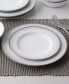 Фото #9 товара Silver Colonnade 4 Piece Dinner Plate Set, Service for 4