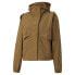 Фото #1 товара Puma Inland Short Woven FullZip Jacket Womens Brown Casual Athletic Outerwear 53