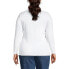 ფოტო #4 პროდუქტის Plus Size Lightweight Jersey Skimming Long Sleeve Turtleneck