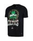 Фото #2 товара Men's and Women's Black Distressed Boston Celtics Tour Band T-shirt