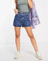 & Other Stories Forever cotton denim shorts in river blue - MBLUE