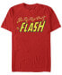 Фото #1 товара DC Men's The Flash Running Short Sleeve T-Shirt