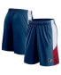 Фото #1 товара Men's Navy Houston Texans Prep Colorblock Shorts