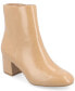 ფოტო #1 პროდუქტის Women's Adria Tru Comfort Foam Faux Leather Round Toe Booties