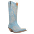 Dingo Flirty N' Fun Embroidered Snip Toe Cowboy Womens Blue Casual Boots DI171- 9.5 - фото #2