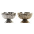 Centerpiece DKD Home Decor 31 x 31 x 20 cm Silver Golden Modern (2 Units)