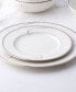 Platinum Wave Set of 4 Salad Plates, Service For 4