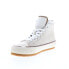 Фото #4 товара Diesel S-Principia Mid X Mens White Suede Lifestyle Sneakers Shoes