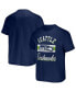 Фото #1 товара Men's NFL x Darius Rucker Collection by College Navy Seattle Seahawks Stripe T-shirt