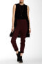 Free People 123763 Maroon Stacked Street Pant Sz M $128