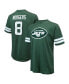 Фото #1 товара Men's Threads Aaron Rodgers Green Distressed New York Jets Name and Number Oversize Fit T-shirt
