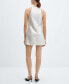 Фото #3 товара Women's Short Foil Effect Dress