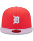 ფოტო #3 პროდუქტის Men's Red, Purple Detroit Tigers Spring Basic Two-Tone 9FIFTY Snapback Hat