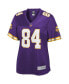 Фото #2 товара Women's Randy Moss Purple Minnesota Vikings Retired Player Replica Jersey