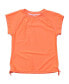 ფოტო #1 პროდუქტის Toddler, Child Girls Tangerine SS Rash Top