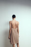 Фото #5 товара Короткое платье-комбинация ZARA