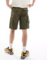 Фото #3 товара Pull&bear ripstop cargo shorts in khaki