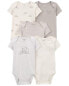 Фото #6 товара Baby 9-Piece Short-Sleeve Bodysuits & Pull-On Pants Set 12M