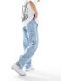 Фото #3 товара Jack & Jones loose fit carpenter jeans in light blue wash