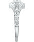 Фото #5 товара Diamond Oval Halo Bridal Set (2 ct. t.w.) in 14k White Gold