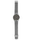 Фото #5 товара Men's Jorn Gunmetal Stainless Steel Mesh Bracelet Watch 41mm