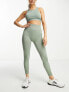 Фото #4 товара adidas Training seamless leggings in green