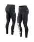 ფოტო #2 პროდუქტის Women's Black Cleveland Browns Yard Line Crossover Leggings