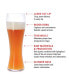 Фото #3 товара Beer Classics Hefeweizen Glasses, Set of 4, 24.7 Oz