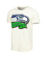 ფოტო #3 პროდუქტის Men's Cream Seattle Seahawks Sideline Chrome T-shirt