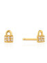 ANIA HAIE Ear Studs Underlock & Key E032-03G