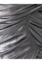Фото #6 товара Юбка женская Koton Melis Ağazat X - Металлический яркий крузовой миди-этюд с разрезом и драпировкой