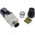 InLine RJ45 plug Cat.8.1 2000MHz - field-installable - shielded - with screw cap