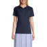 ფოტო #1 პროდუქტის Women's School Uniform Short Sleeve Peter Pan Collar Polo Shirt