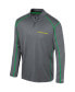 Фото #2 товара Ветровка мужская Colosseum Black Oregon Ducks Cameron Quarter-Zip