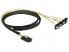 Фото #1 товара Delock 85687 - 1 m - 1 x Mini SAS SFF-8087 - 4 x SATA 7 pin - Male - Male - Straight