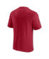 Фото #3 товара Men's Red, Heather Gray Tampa Bay Buccaneers Colorblock T-shirt
